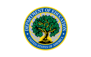 Seal of US DOEducation. via Wikepedia. in PD. SVG drawing. 02.09.2017.