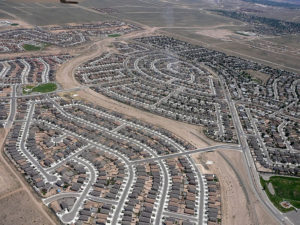 CC Photo by Bradly Salazar, taken while on a balloon ride over Rio Rancho, New Mexico in 2009.