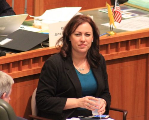 NM PED Secreatry Hanna Skandera at House Session on Education Bill.