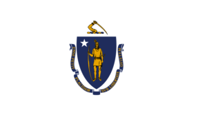 Massachusetts State Flag. Public Domain.