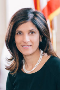 Maine House Speaker Sara Gideon, Democrat - Freeport, Maine.