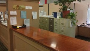 Pepperell Planning Department Counter.