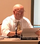 Roland Nutter, Chair of Pepperell BOS. 2018.