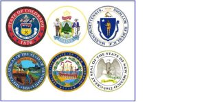 State Seals Collage. CCC . Very Smallest Size.