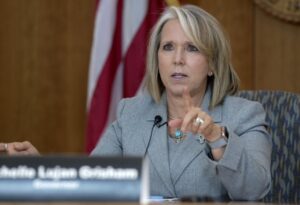 New Mexico Governor Michelle Lujan Grisham. 005. Un-Masked.
